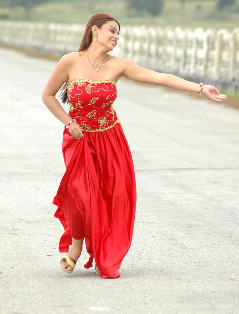 Suhani in Red Dress Dancing